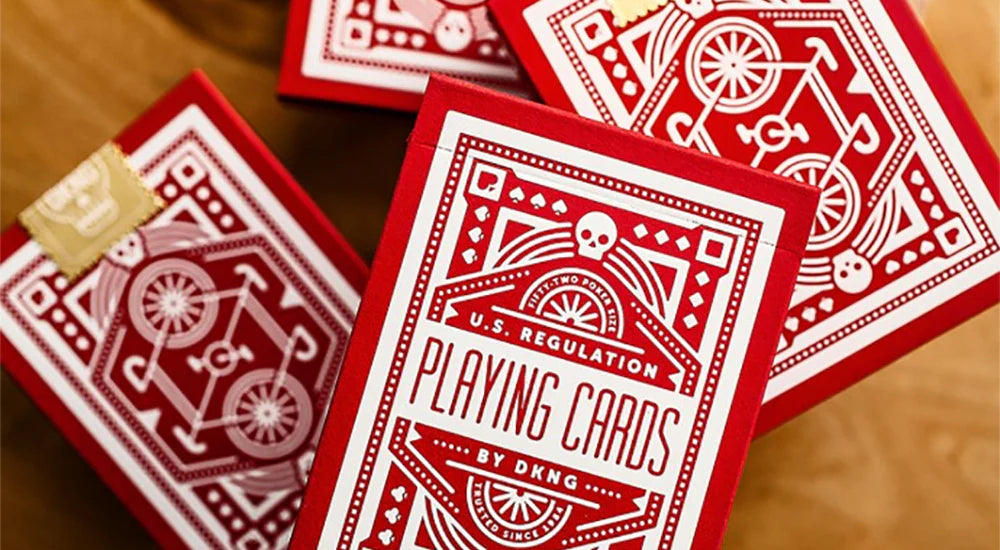 Red Wheel Playing Cards By DKNG and Art of Play