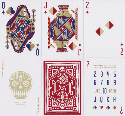 Red Wheel Playing Cards By DKNG and Art of Play