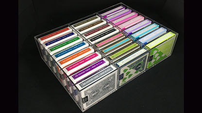 Carat XDR24 Acrylic Playing Cards Display Case Deck Rack (24 Decks)